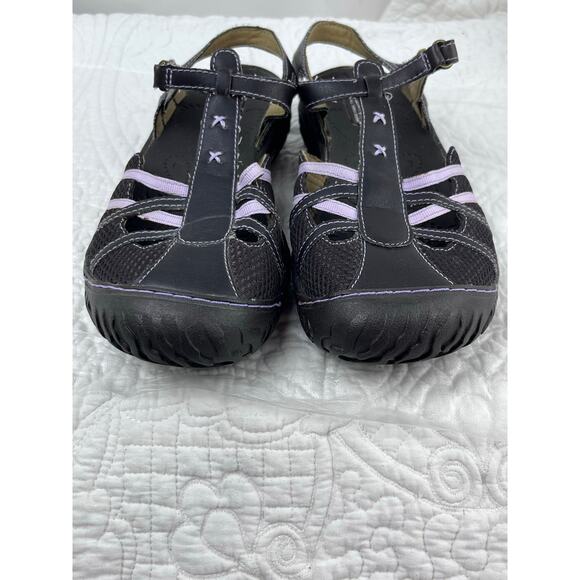 Jambu Women's Size 8 Brown/Pink All Terrain Design Strap Beach Vacation Sandals - Picture 6 of 10